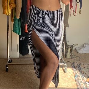 Stripped Maxi Skirt